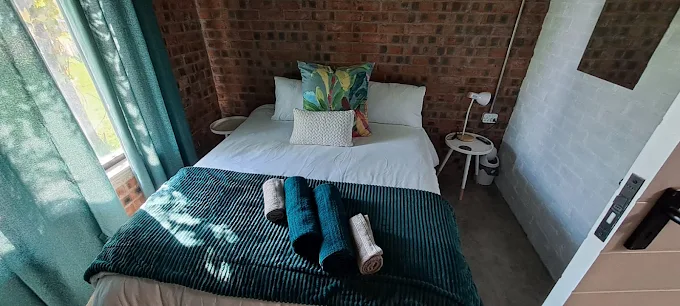 Cozy bedroom with modern amenities