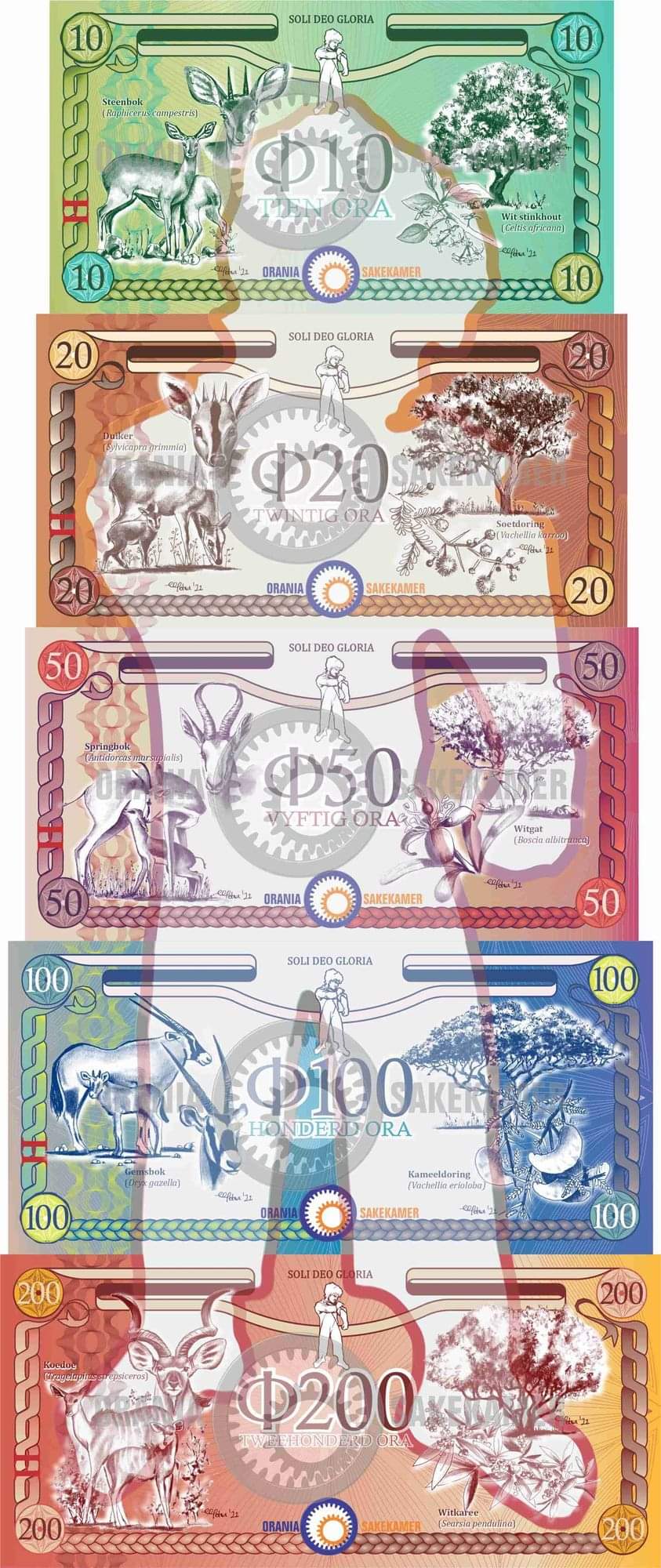 H-Series Ora Currency Notes